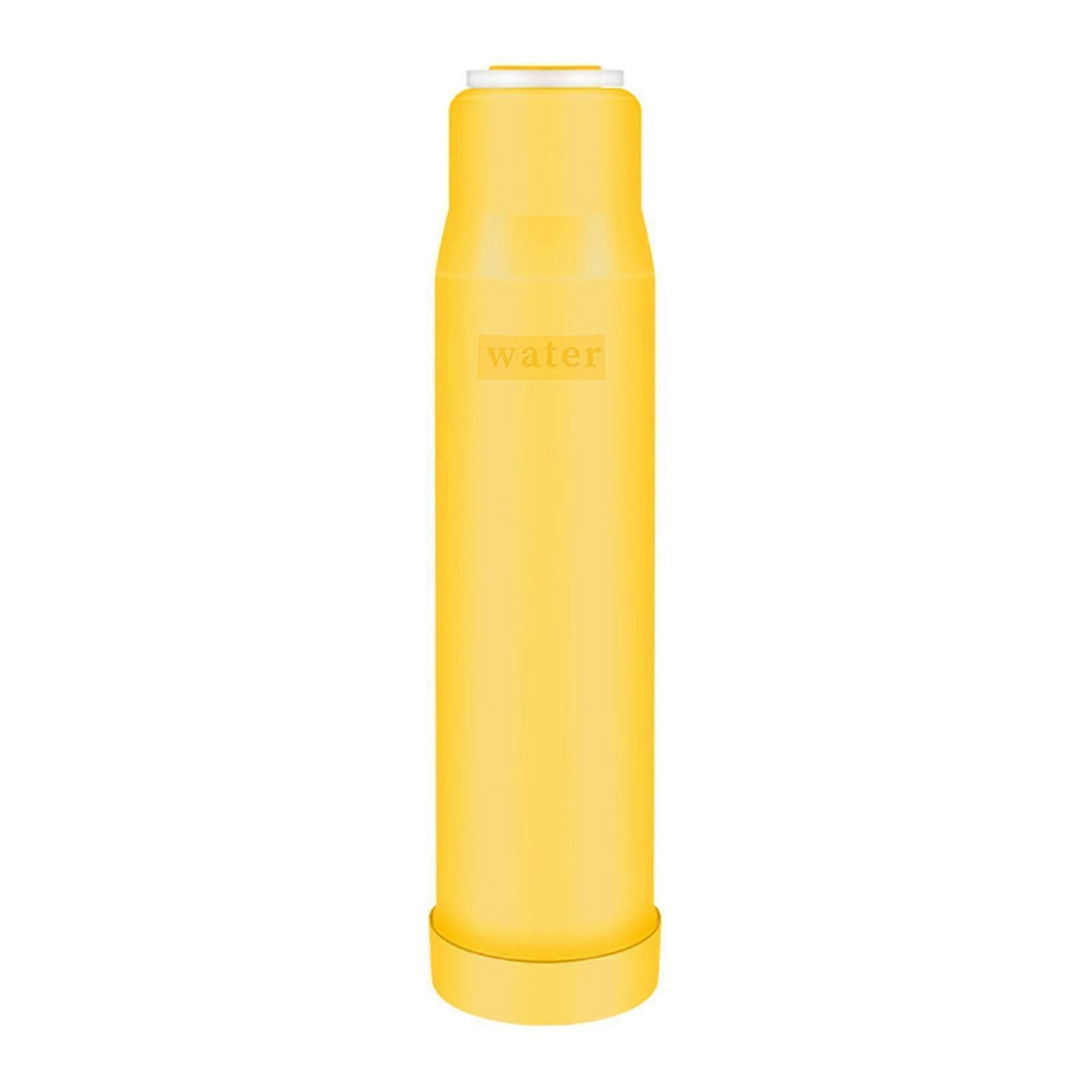 4pcs Carbon Water Filter Cartridges for Kitchen Use (2 Yellow + 2 White) - Image 1