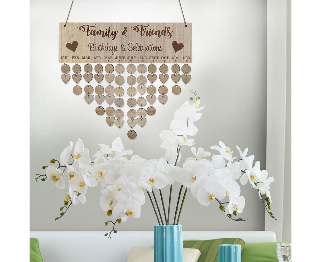 DIY Families Friends Birthday Celebration Calendar Reminder Planner Board Decor - Image 3