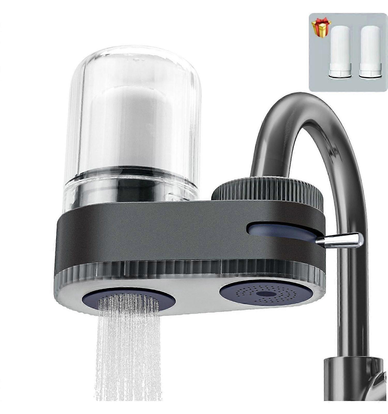 Transparent Sink Tap Water Filter, Anti-Limescale Purifier - Image 1