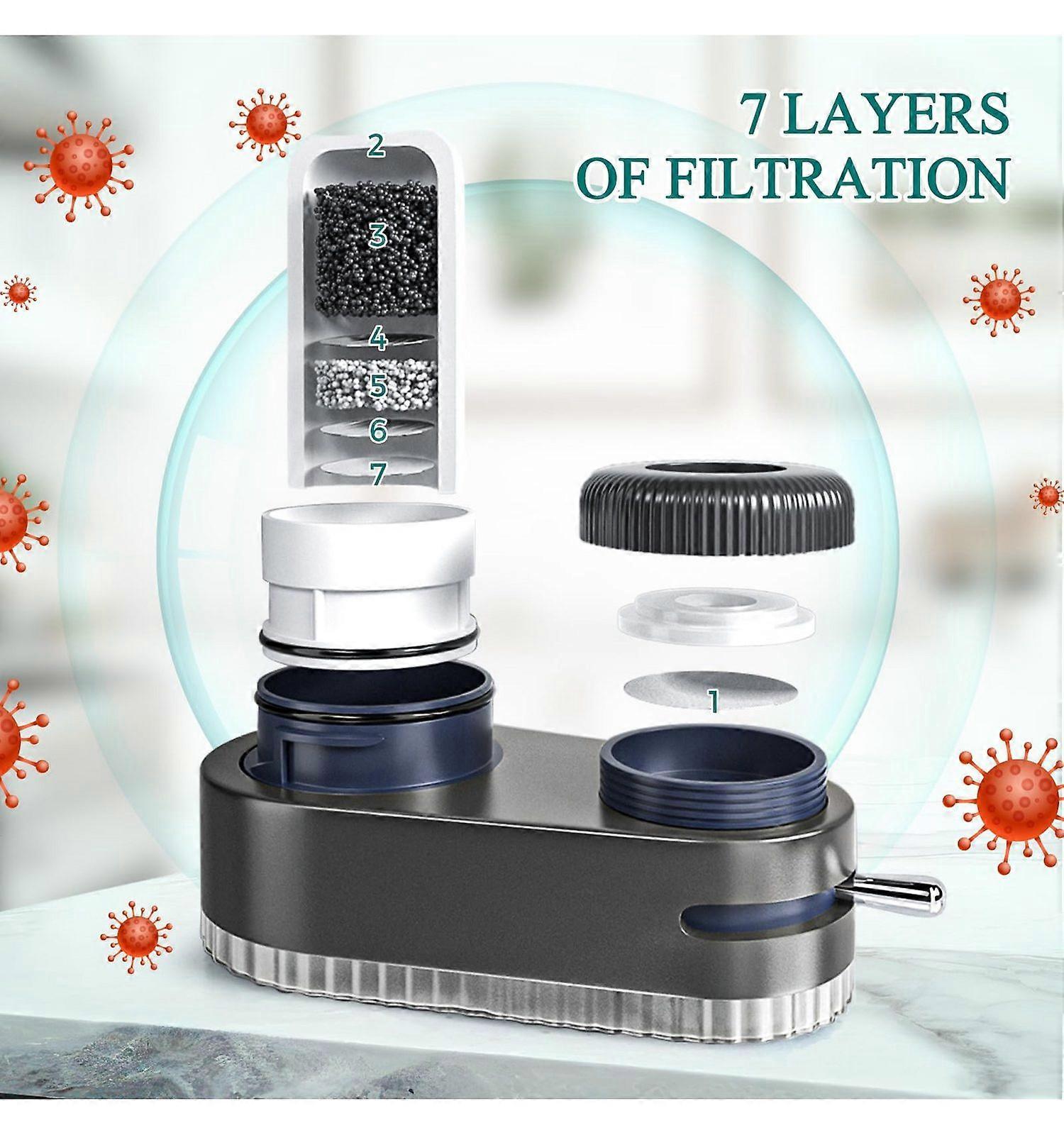 Transparent Sink Tap Water Filter, Anti-Limescale Purifier - Image 4