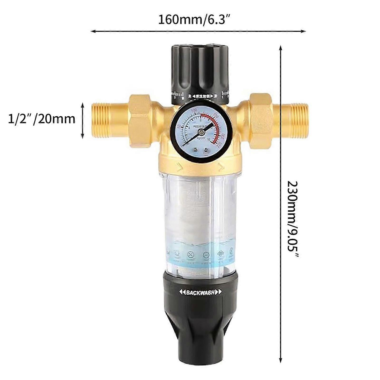Reusable Spin Down Sediment Filter for Well Tap Hose Water - Image 3