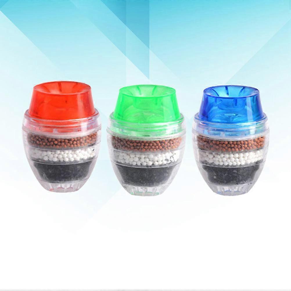 3pcs Activated Charcoal Faucet Mini Water Filters, Water Purifier Cleaner - Image 2