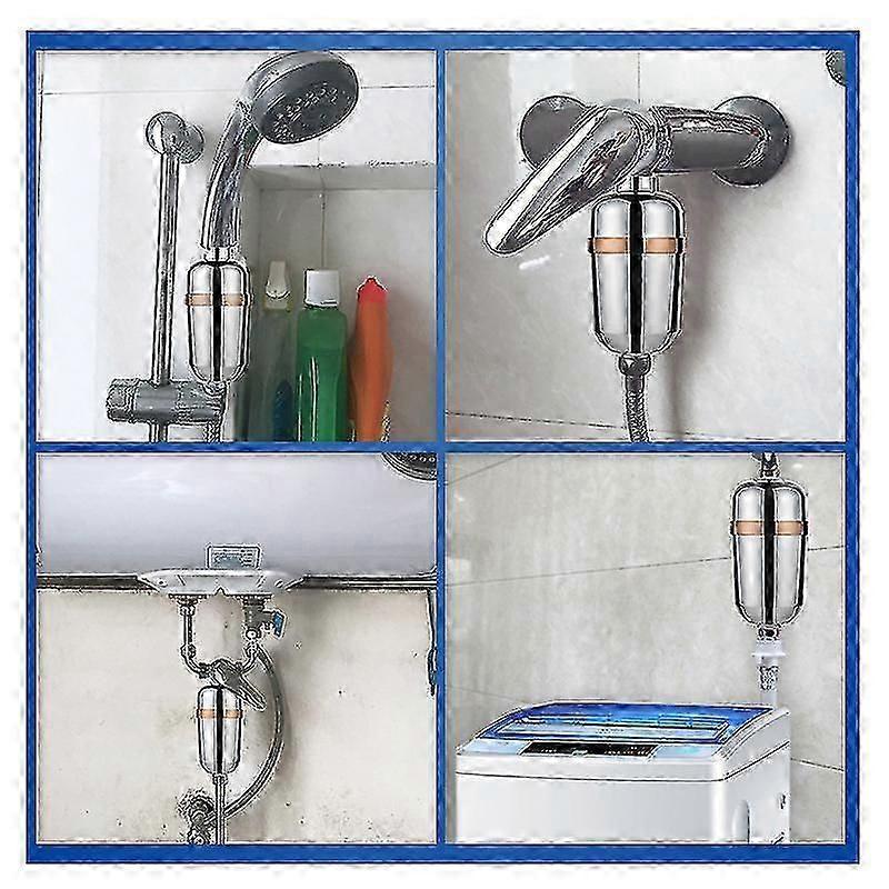 15-Level Shower Bath Water Filter with Filter Element for Bathroom Use - Image 3
