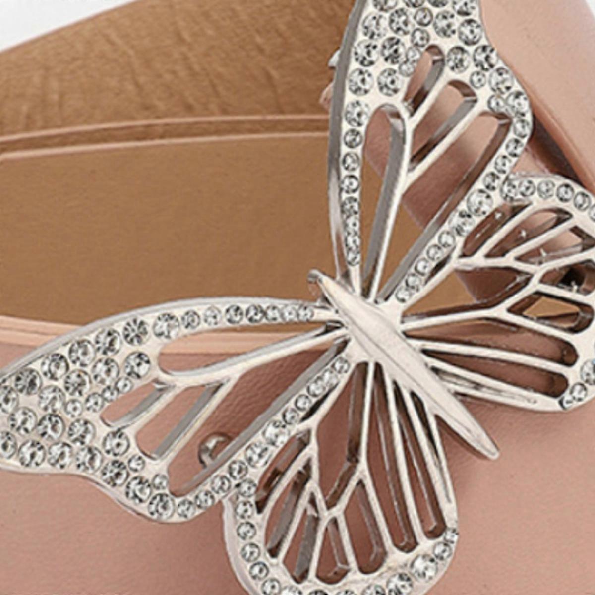 Women's Leather Belt with Buckle for Jeans and Dresses - Image 3