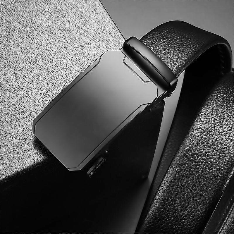 Men's Leather Belt, Automatic Buckle, Business & Casual Belt, Wholesale Available - Image 2