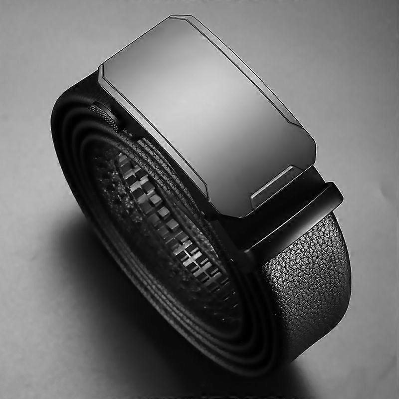 Men's Leather Belt, Automatic Buckle, Business & Casual Belt, Wholesale Available - Image 3