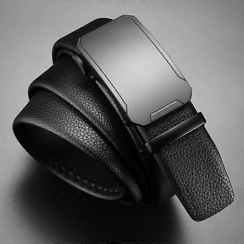Men's Leather Belt, Automatic Buckle, Business & Casual Belt, Wholesale Available - Image 4