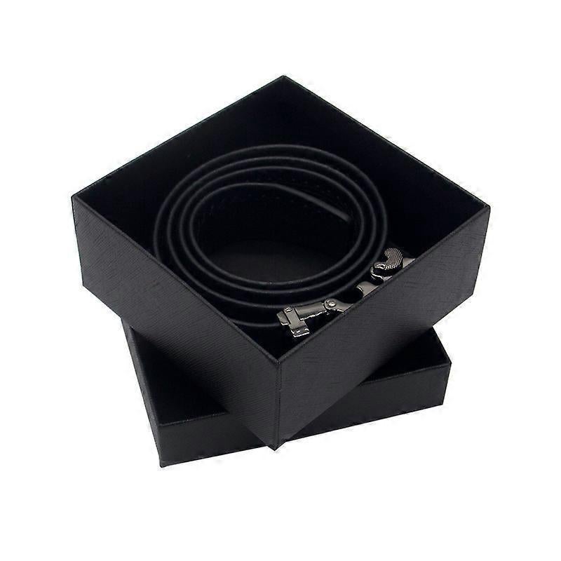 120cm Men's Coffee Leather Belt, Father's Day Gift - Image 5
