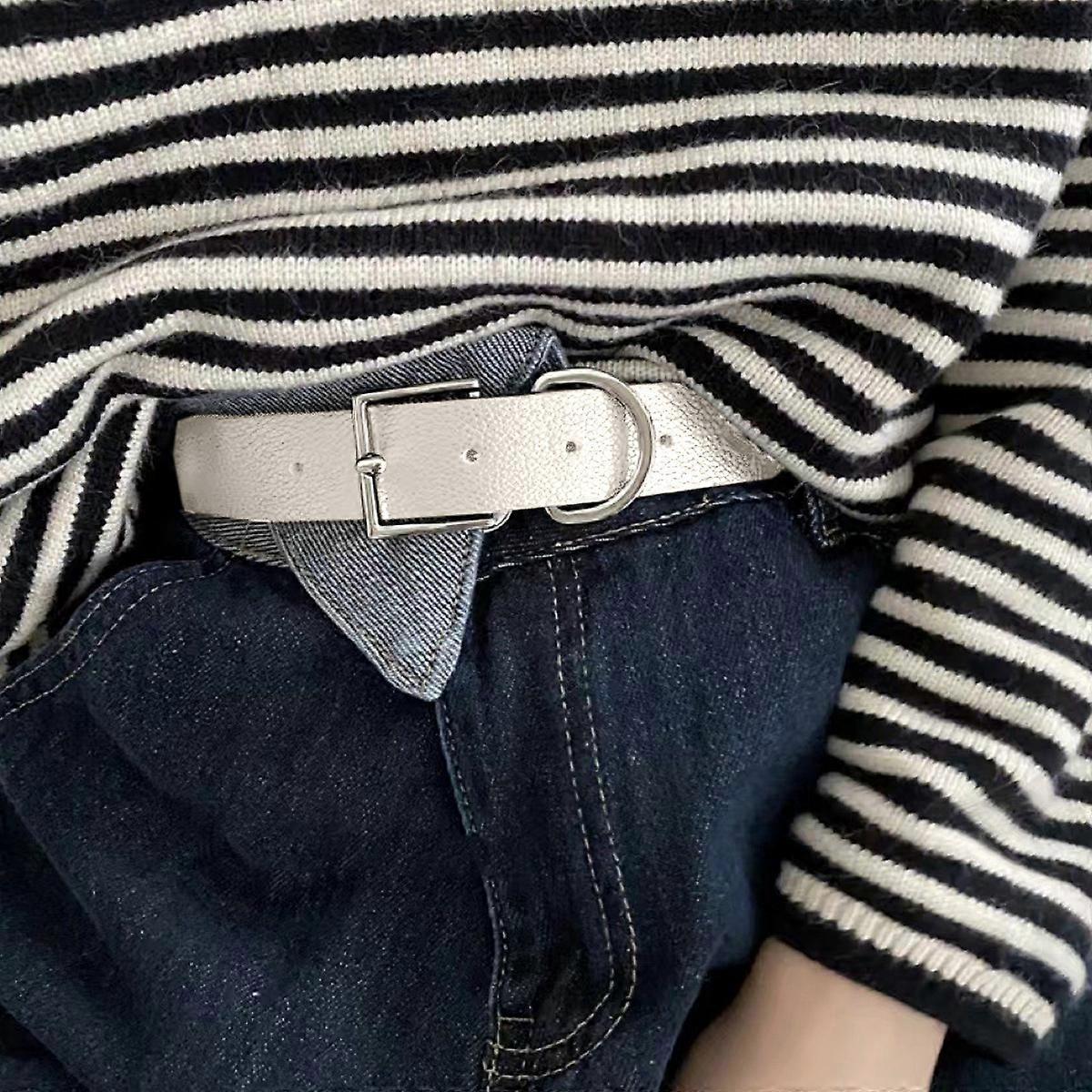 Women's PU Leather Belt for Jeans, Fashion Alloy Buckle - Image 5