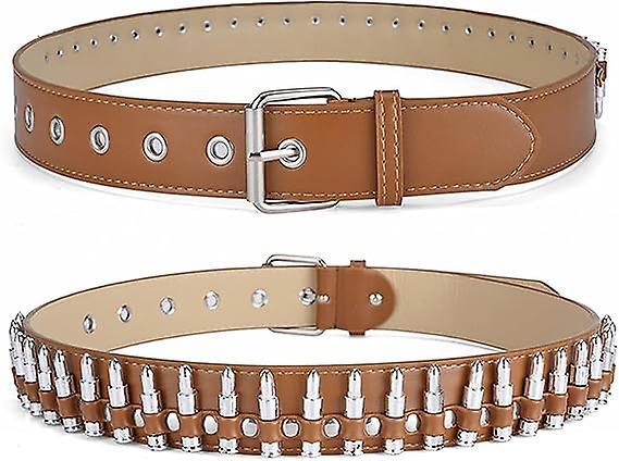 120cm Punk Studded Leather Belt for Women, Men & Girls - Image 4