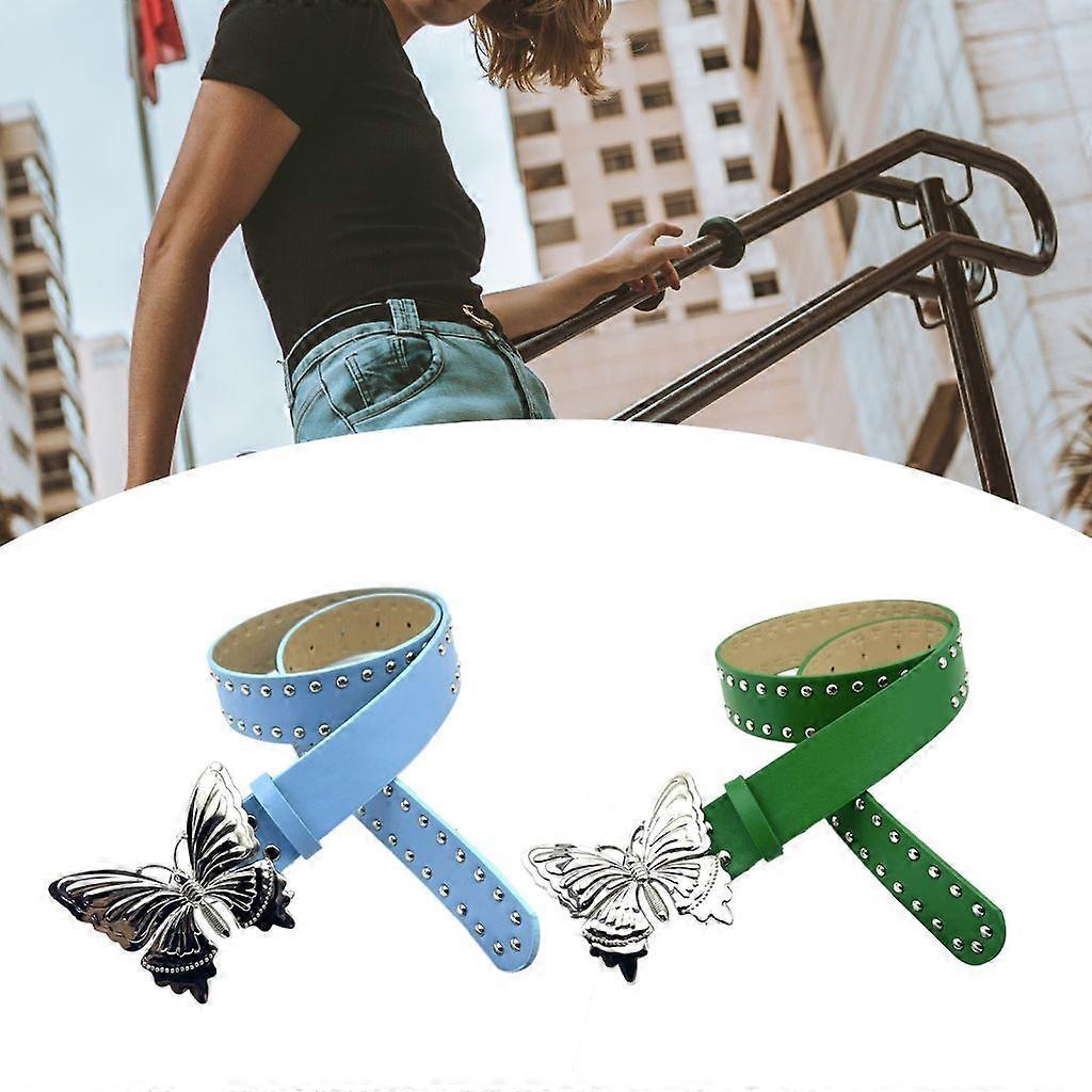 Women's Trendy Leather Waist Belt, Versatile Novelty Style - Image 2