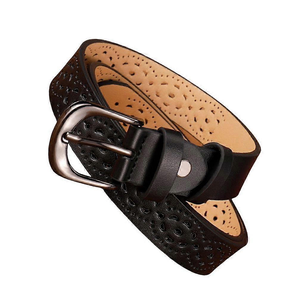 Adjustable Vintage Wide Leather Belt for Jeans, Fashion Accessory - Image 1