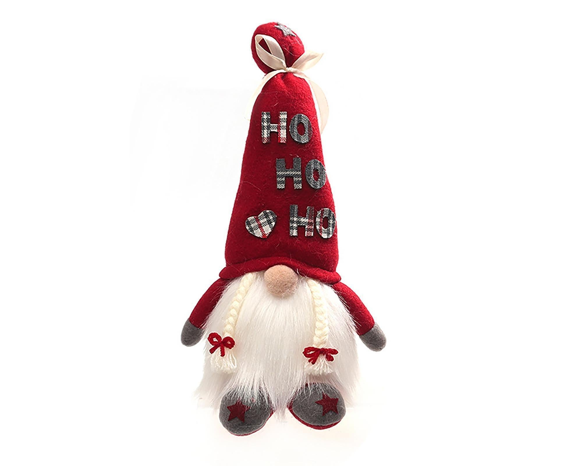Creative Dwarf Shape LED Doll Decor Cute Exquisite Flannel Doll Display for Home-Red - Image 2