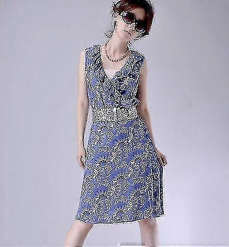 Women's Wide Leather Dress Belt with Hollow Buckle - Image 2