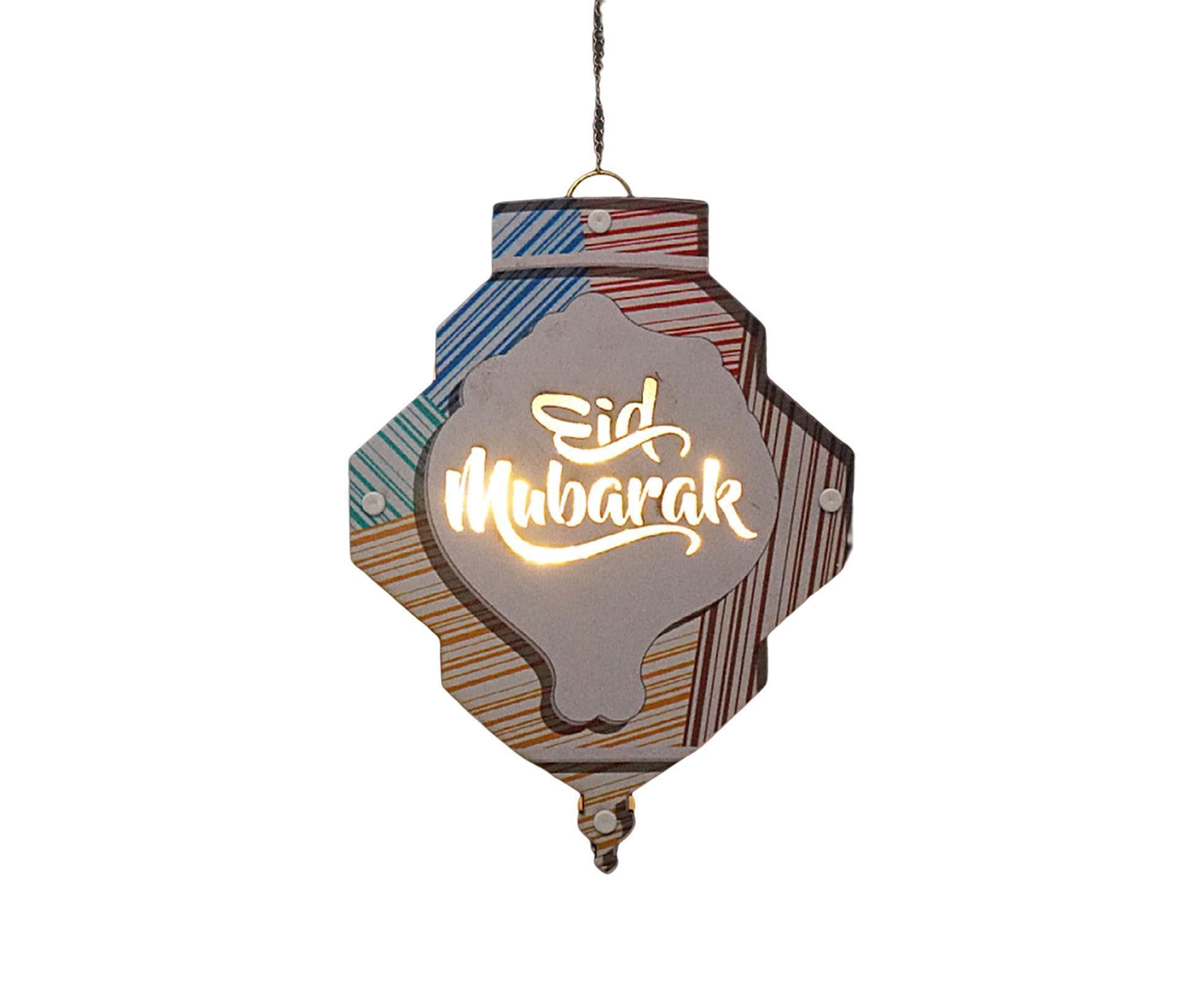LED Wooden Pendant Wall Art Decor for Home - Image 1