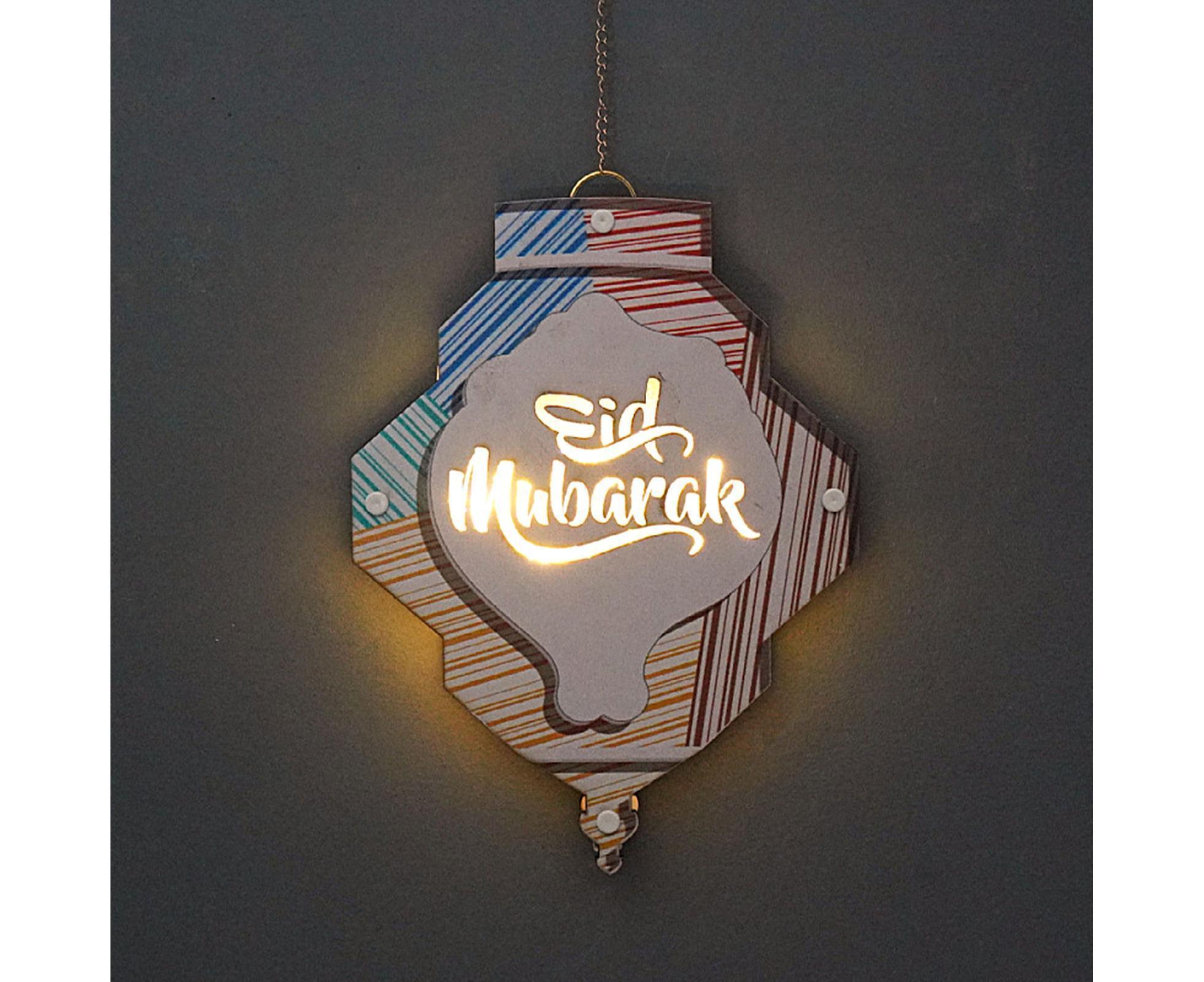 LED Wooden Pendant Wall Art Decor for Home - Image 2