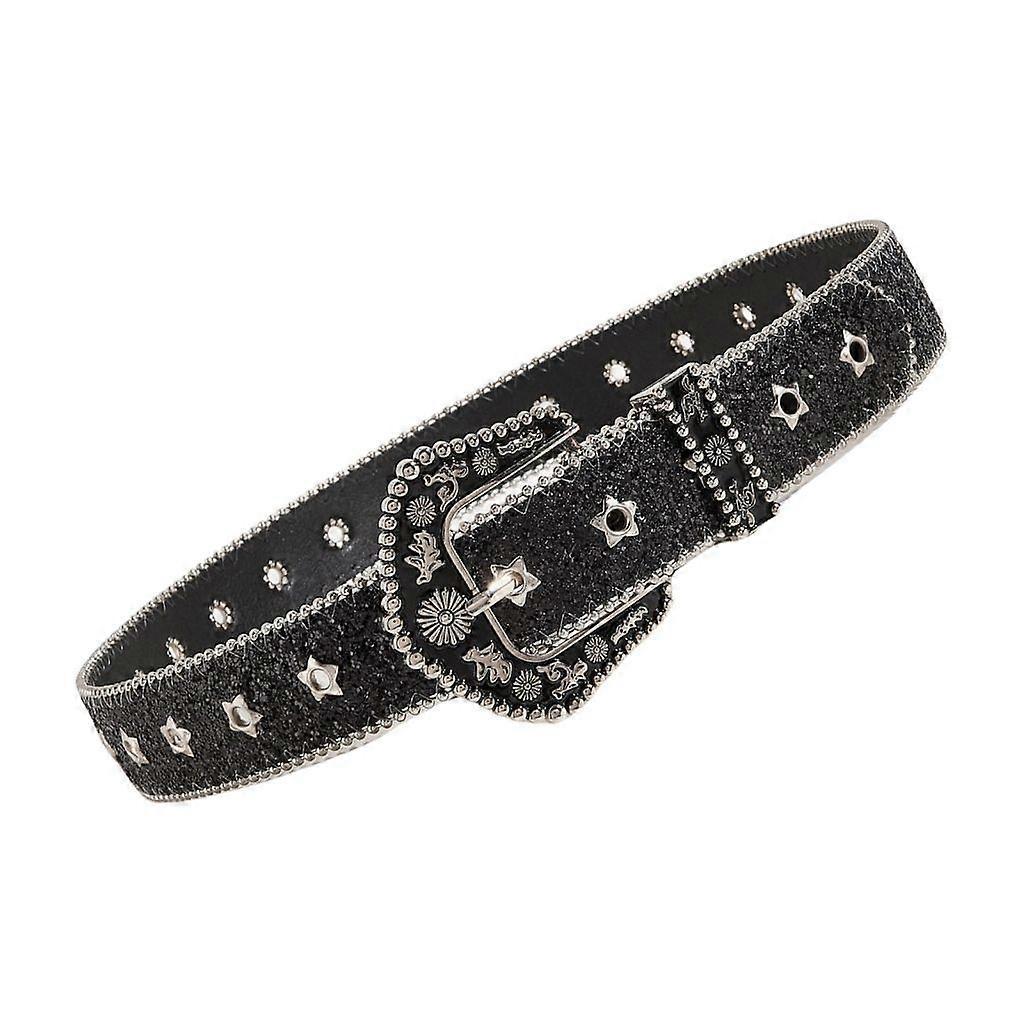 Handmade Stylish Embossed Ladies Leather Belt Headband, Adjustable - Image 1
