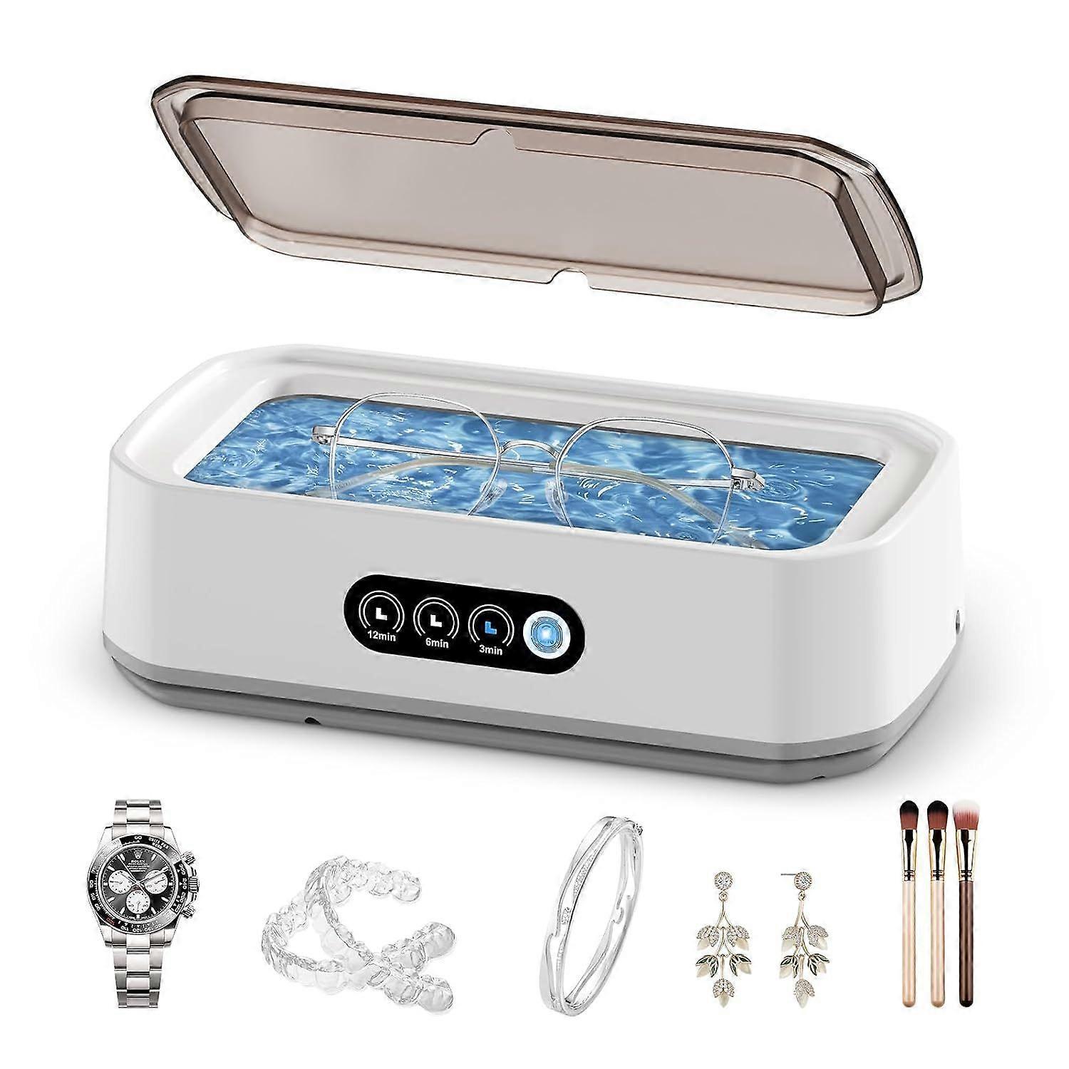 45kHz Ultrasonic Jewelry Cleaner Machine for Gold, Silver, Rings & All Jewelry - Image 1