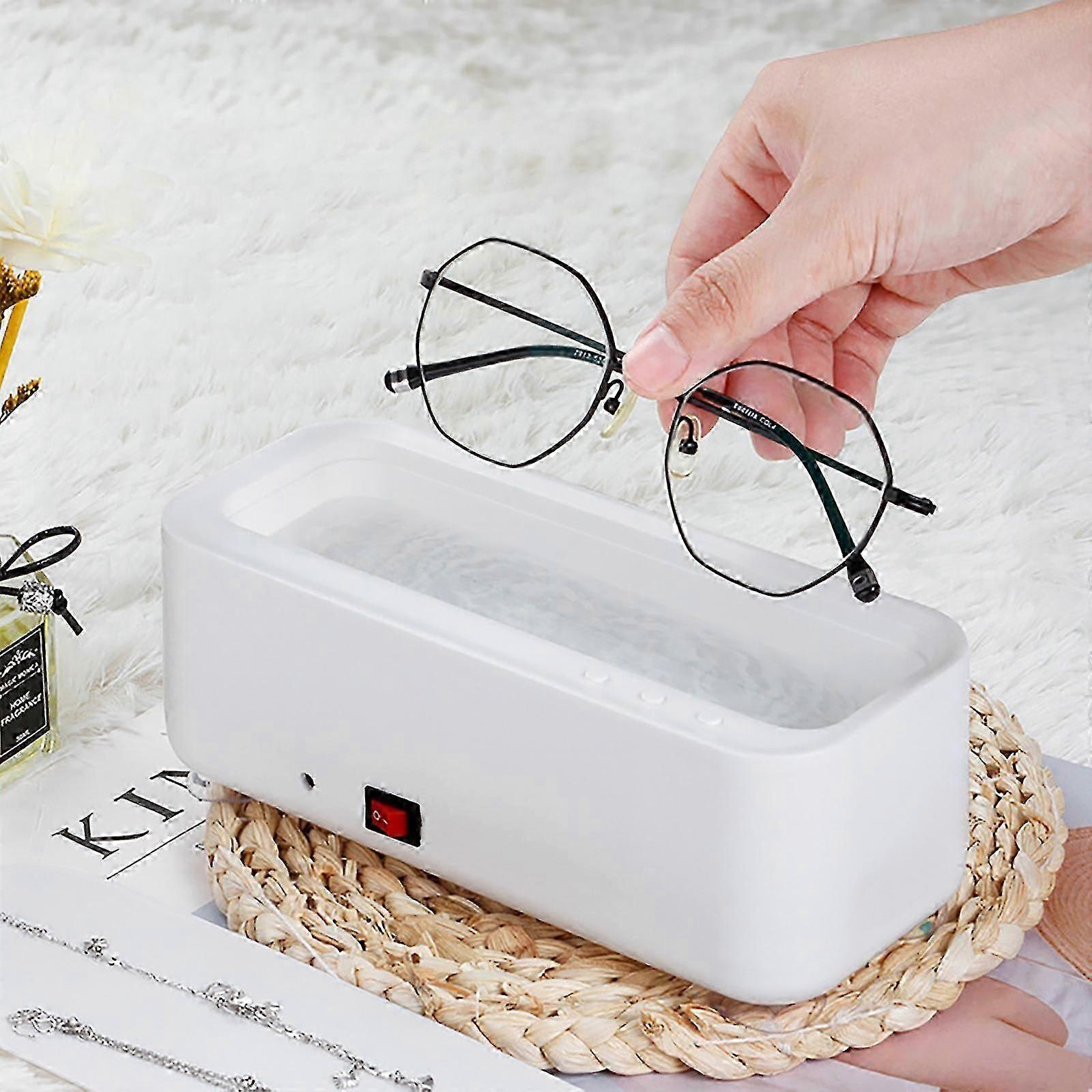 Ultrasonic Glasses & Jewelry Cleaner, Compact Household Cleaning Machine - Image 2