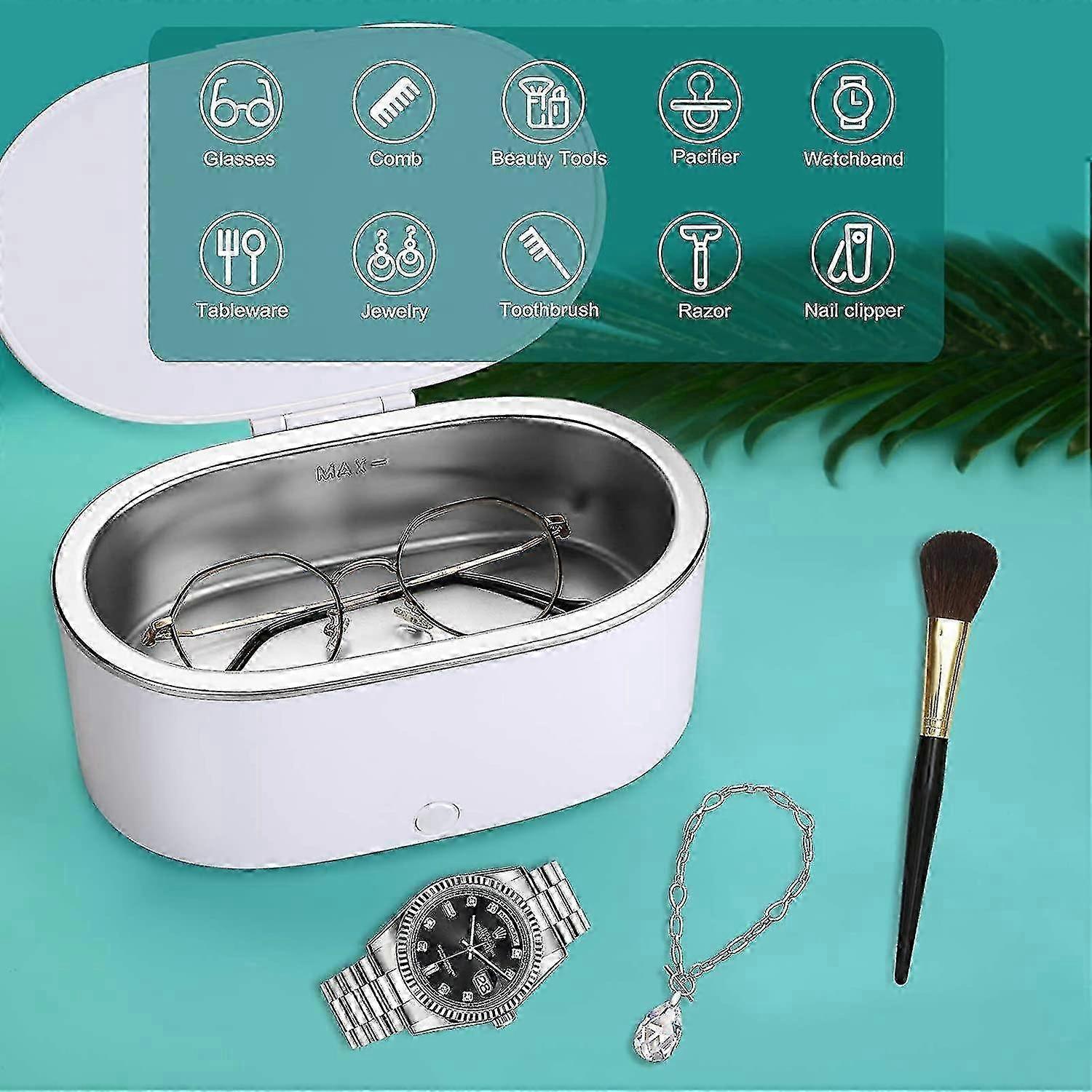 Blumway Mini Ultrasonic Jewelry Cleaner, Professional Portable Cleaner - Image 2