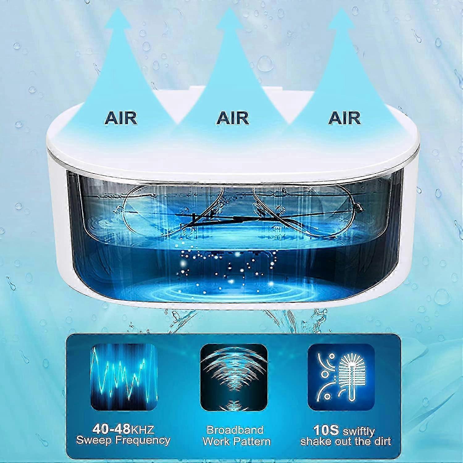 Blumway Mini Ultrasonic Jewelry Cleaner, Professional Portable Cleaner - Image 3