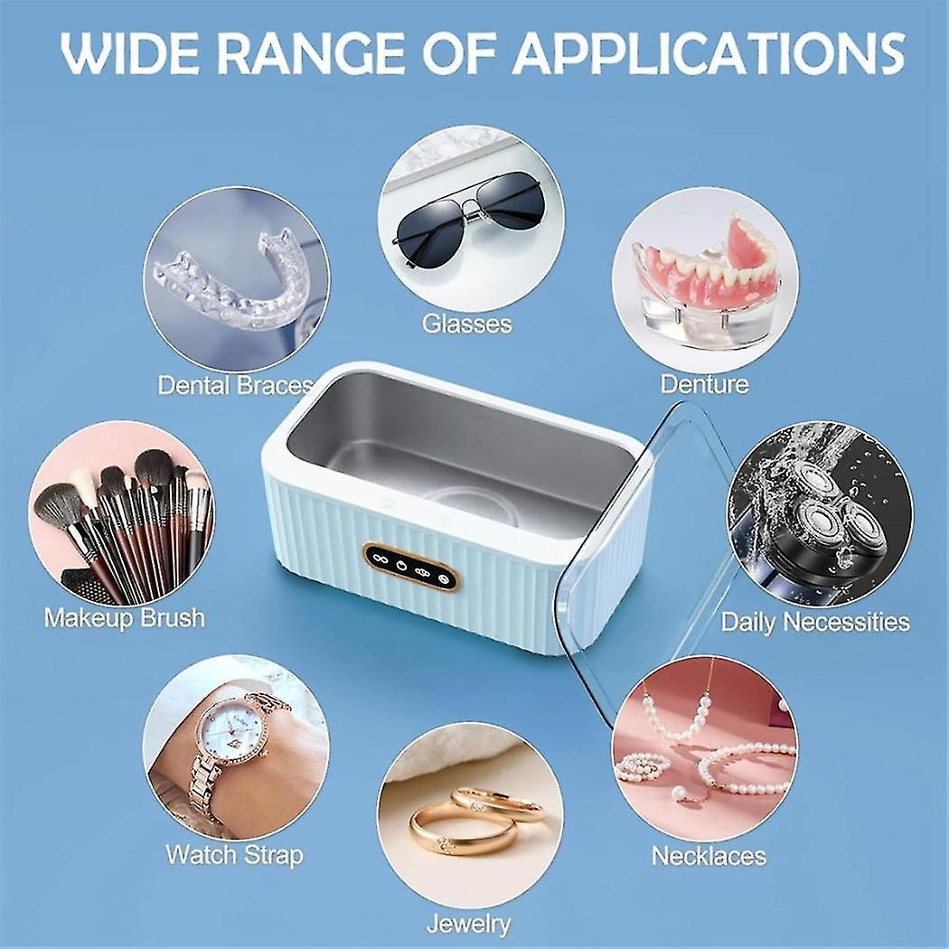 Portable Ultrasonic Jewelry & Glasses Cleaner Machine - Image 5