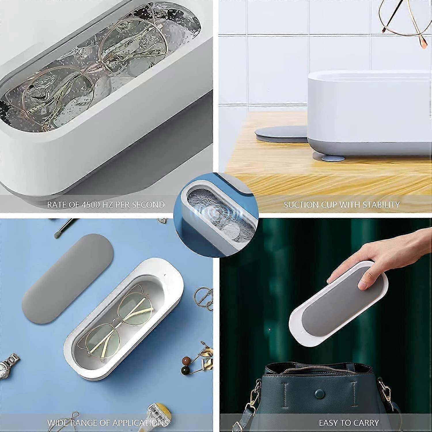 Low-Noise 45kHz Ultrasonic Jewelry Cleaner Machine for Glasses & Retainers - Image 5