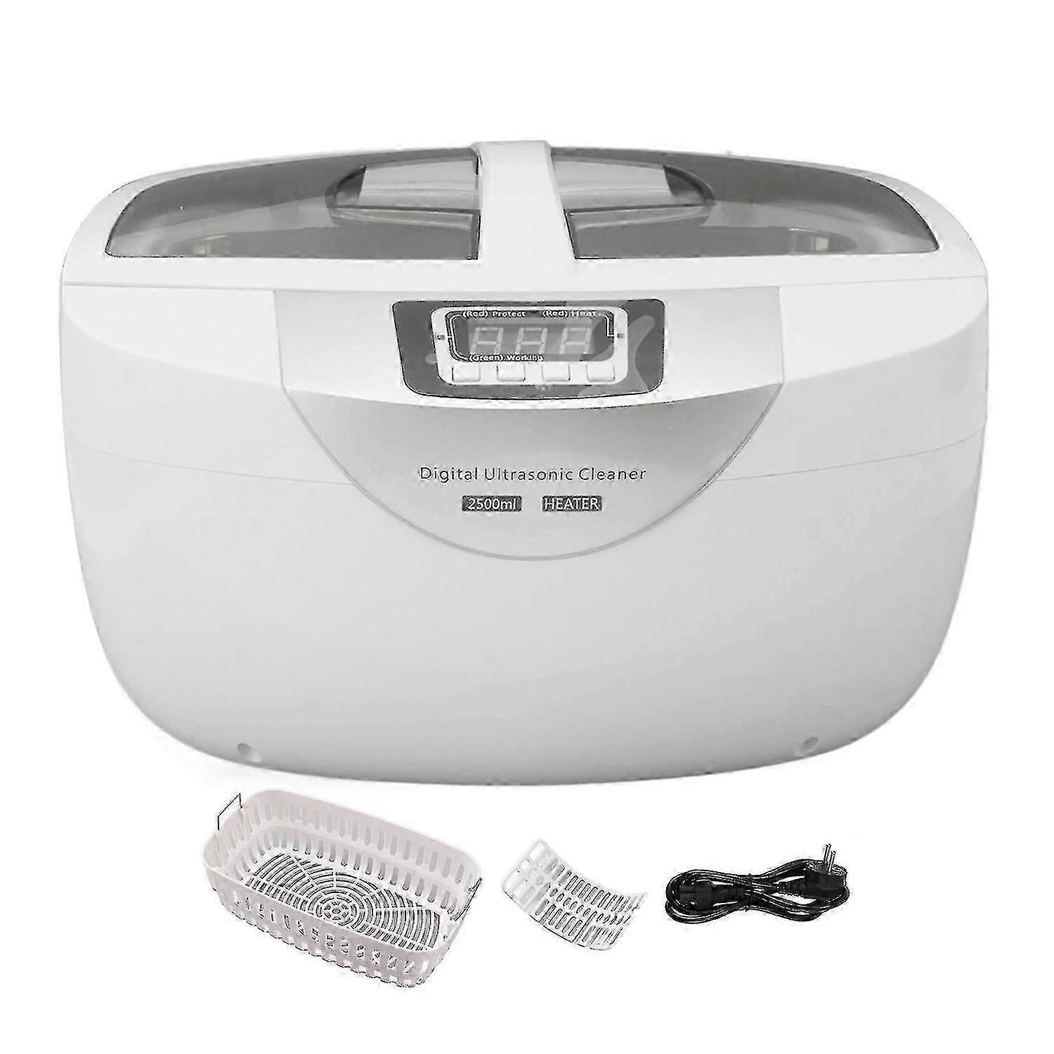 2500ml Jewelry Cleaner Machine with Heating & Digital Display - Image 1