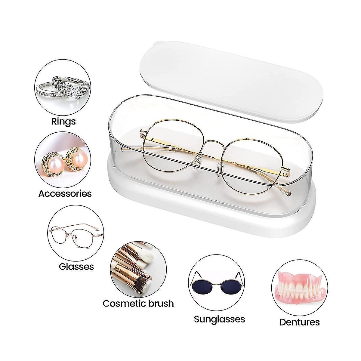 Portable Mini Ultrasonic Cleaner for Jewelry & Glasses - Image 2