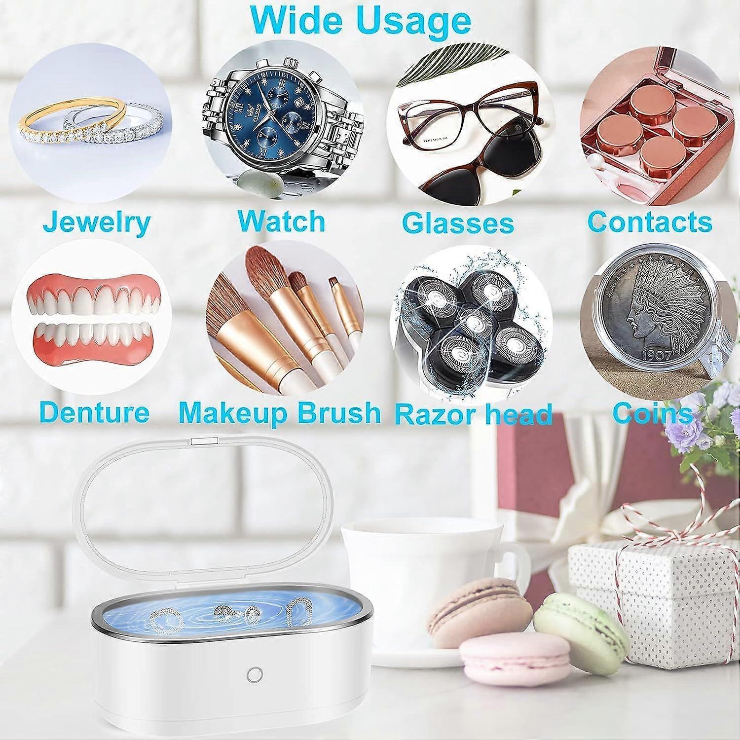 45kHz Ultrasonic Jewelry & Eyeglass Cleaner with 18oz Large Capacity - Image 4