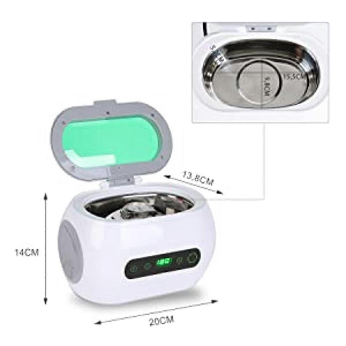 Jewelry Cleaner with Stainless Steel Tank, Ultrasonic Cleaning Machine - Image 5