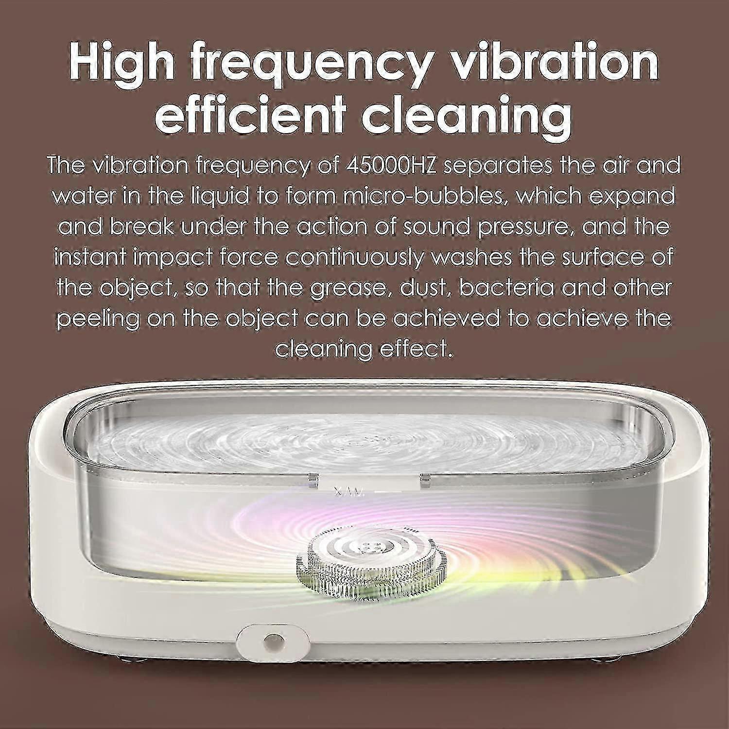 Professional Ultrasonic Jewelry, Watch & Eyeglass Cleaner Machine - Image 3
