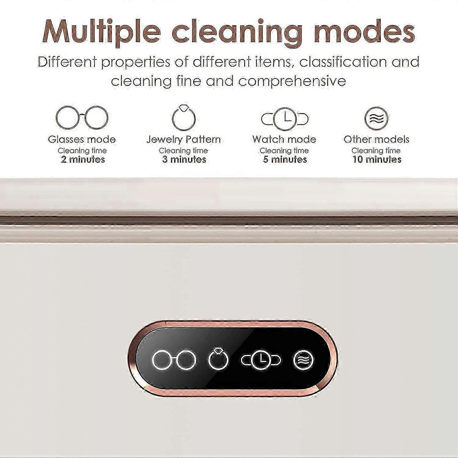 Professional Ultrasonic Jewelry, Watch & Eyeglass Cleaner Machine - Image 4