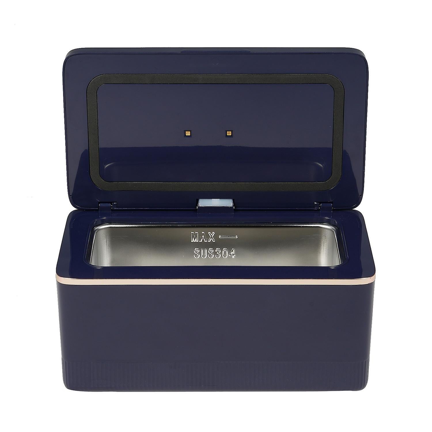 600ml Ultrasonic Jewelry Cleaner with UV Function, 43kHz Portable Machine - Image 2
