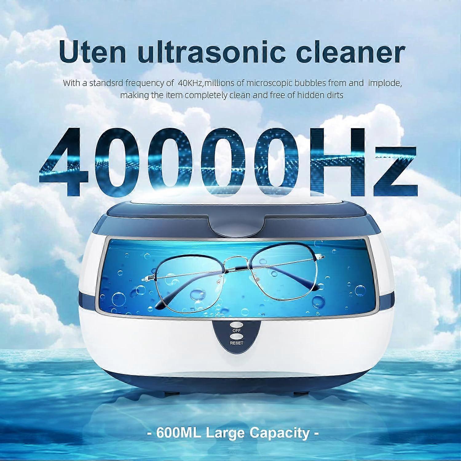 Uten Professional Ultrasonic Jewelry Cleaner with Watch Holder & Basket - Image 2