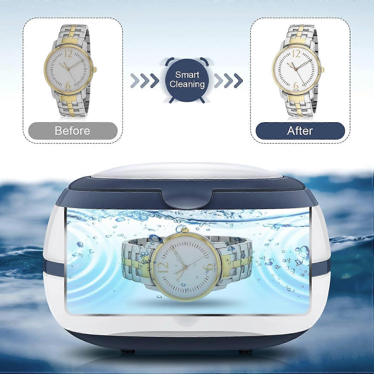 Uten Professional Ultrasonic Jewelry Cleaner with Watch Holder & Basket - Image 4