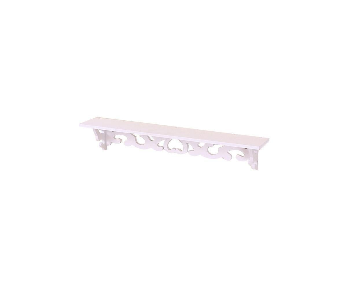 Modern White Floating Wall Mounted Display Storage Shelf Home Living Room Decor-White S - Image 1