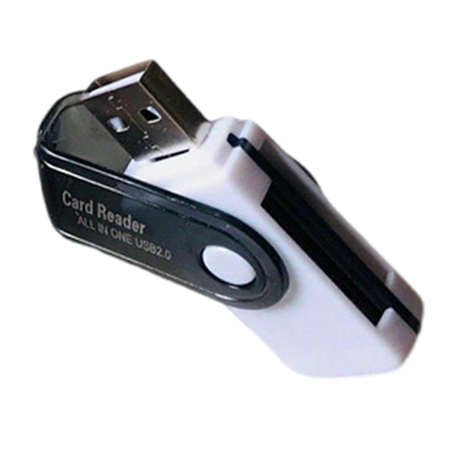 4-in-1 TF/MS Card Reader, USB Adapter for Phone and Computer Simultaneous Reading - Image 1