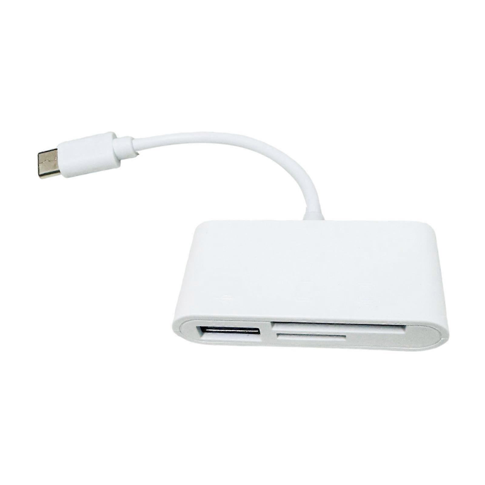 USB-C 3-in-1 Memory Card Reader Adapter for TF Card, Compatible with Phone & Laptop - Image 1