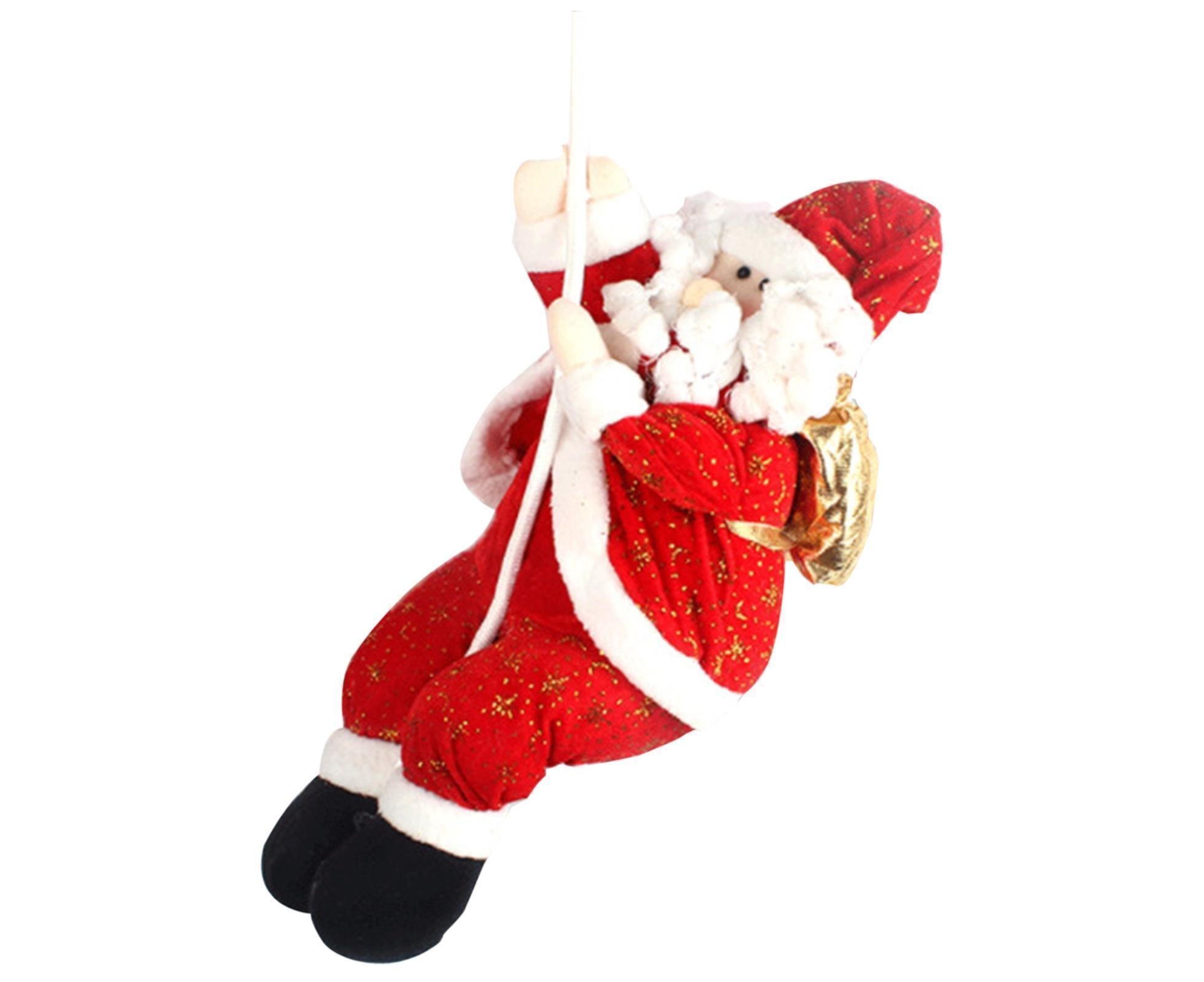 Delicate Christmas Hanging Pendants Realistic Fabric Animated Festival Adornments for Gifts-L - Image 1