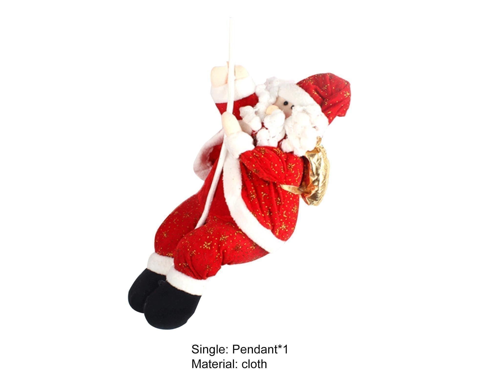 Delicate Christmas Hanging Pendants Realistic Fabric Animated Festival Adornments for Gifts-L - Image 4