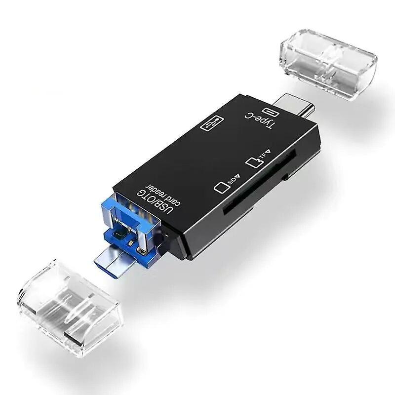 USB C SD Card Reader, USB 2.0 TF/Micro SD Memory Adapter for Phone Tablet Laptop - Image 1