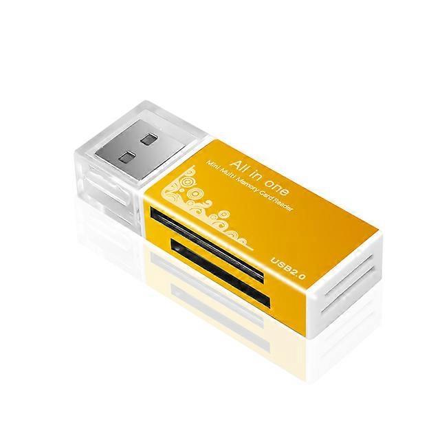 All-in-1 Memory Card Reader USB Adapter for SD/TF/MS/CF - Image 1