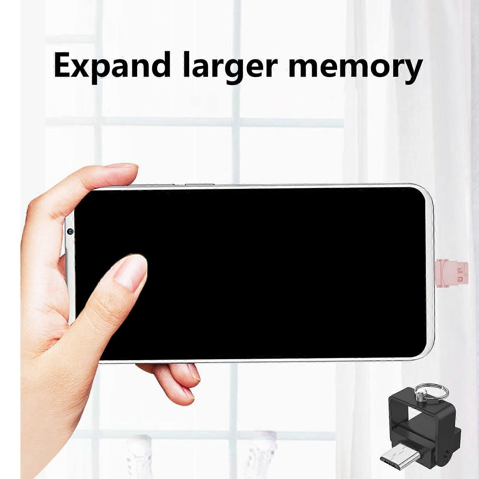 Micro USB 2.0 Card Reader, Aluminum Adapter for PC/Laptop - Image 4