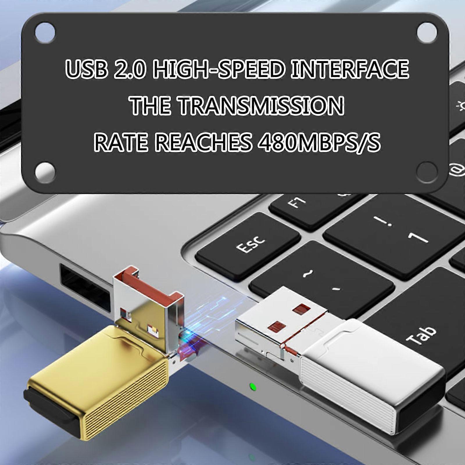 2-in-1 8pin USB Memory Card Reader for Phone/Pad, Silver Optional - Image 2