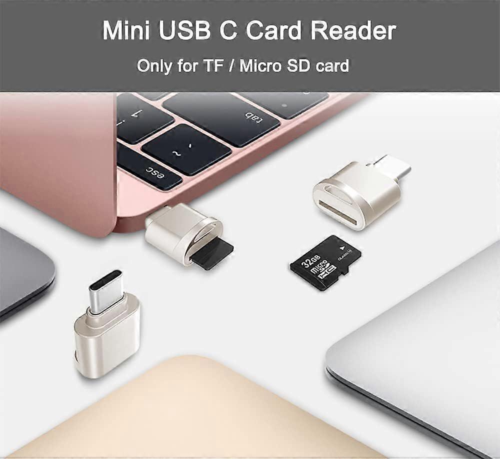 USB C to SD/TF Card Reader, Micro SD Memory Card Reader Adapter - Image 3