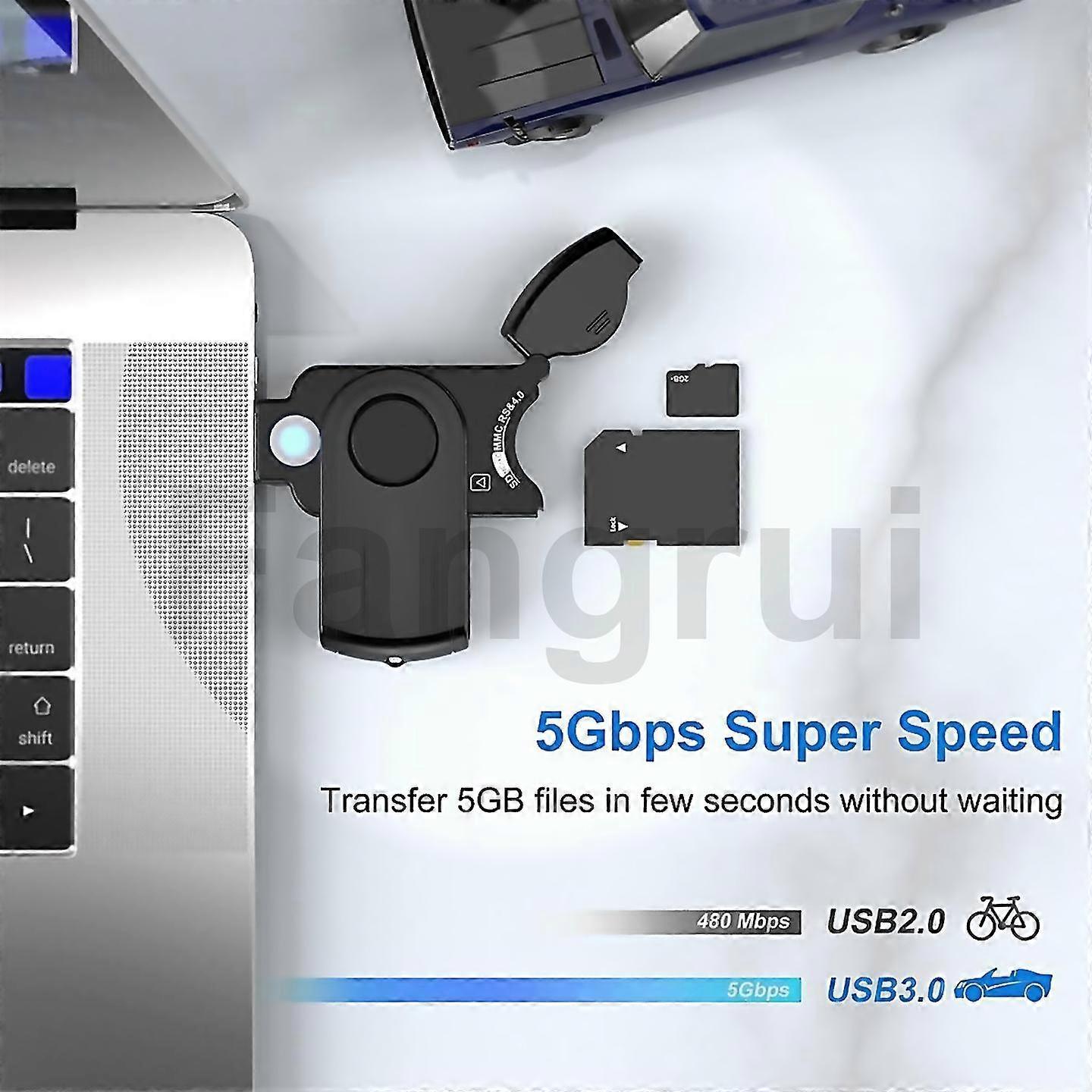 USB 3.0 OTG Card Reader, Micro SD TF Memory Adapter for Android - Image 3
