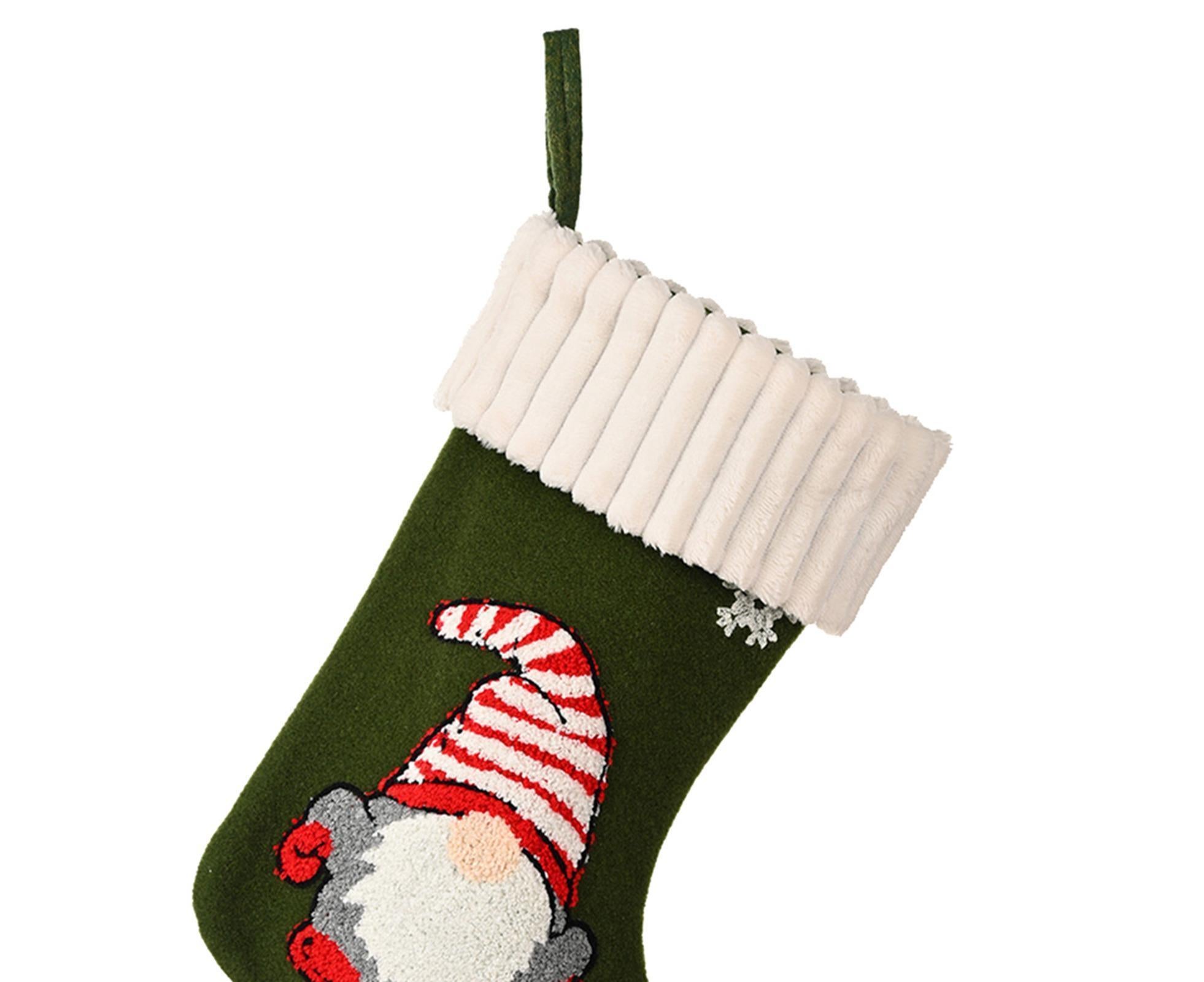 Christmas Stocking Hat babies Gift Bag-Green - Image 2