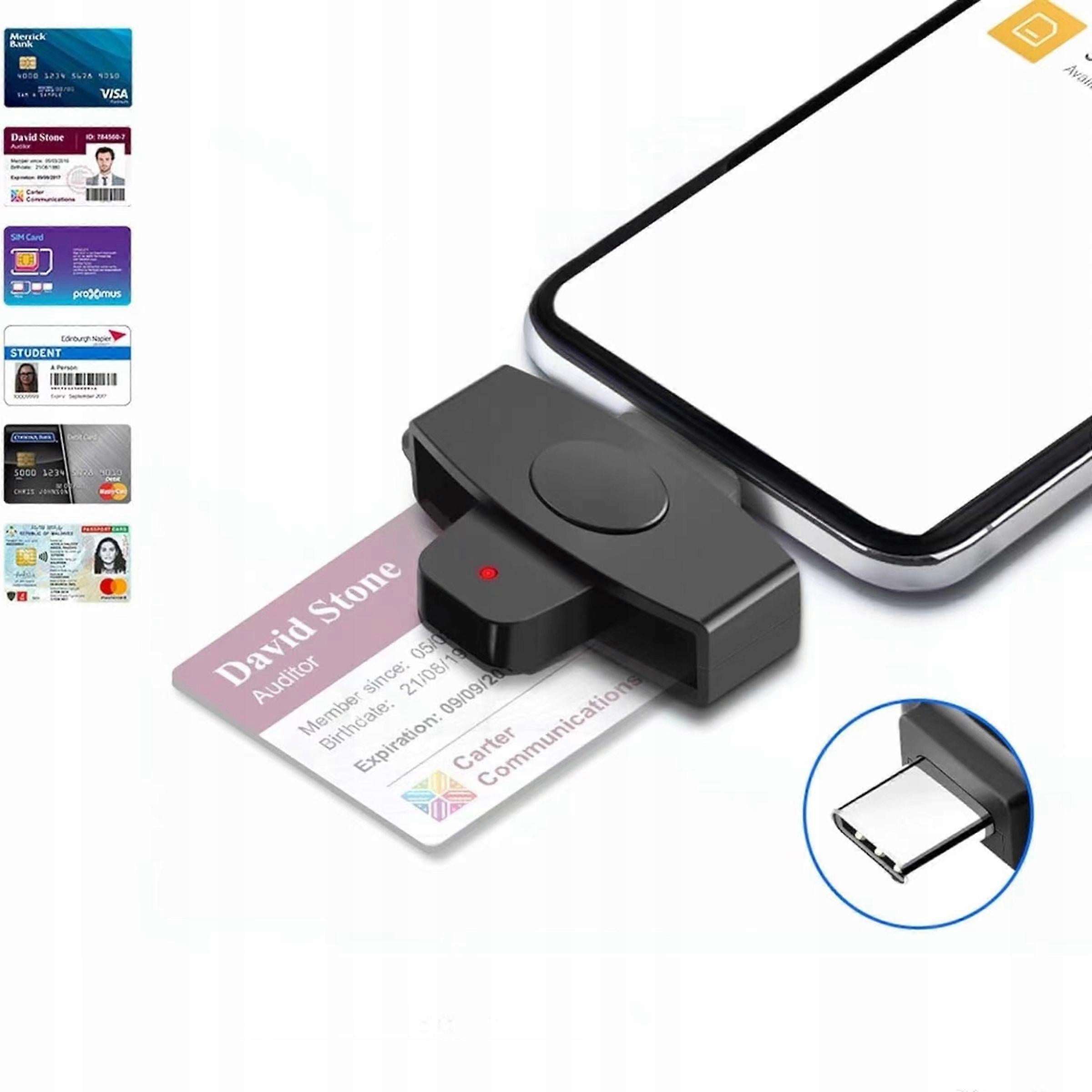 Driver Card Reader USB Adapter, Plug & Play ID/Access Cards - Image 4