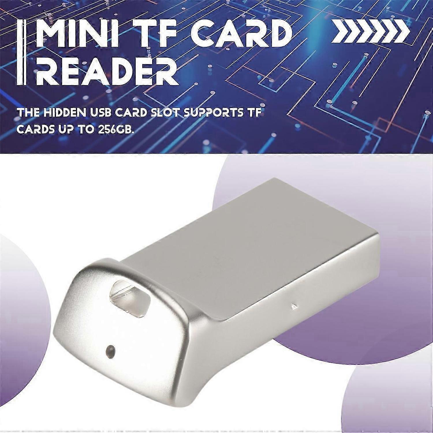 Mini TF Card Reader USB Adapter with LED Indicator for Computer - Image 4